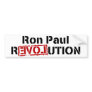 Ron Paul Revolution Bumper Sticker