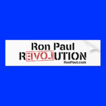 Ron Paul Revolution Bumper Sticker