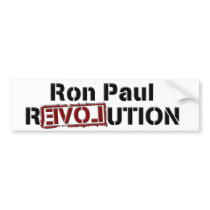 Ron Paul Revolution Bumper Sticker