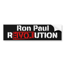 Ron Paul Revolution Bumper Sticker