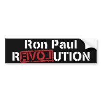 Ron Paul Revolution Bumper Sticker