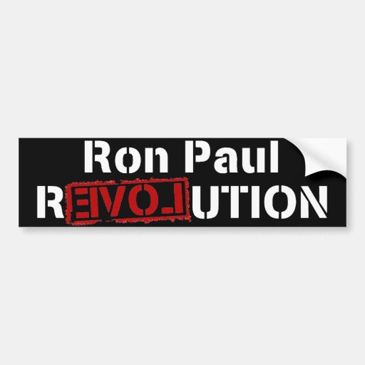 Ron Paul Revolution Bumper Sticker