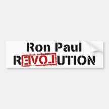 Ron Paul Revolution Bumper Sticker