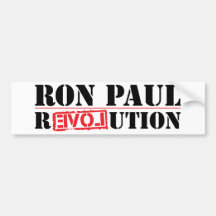 Ron Paul Revolution Bumper Stickers