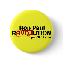 Ron Paul Revolution Button by Libertymaniacs Ron Paul Revolution Button