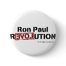 Ron Paul Revolution Button by FreeCentury Ron Paul Revolution Button