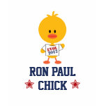 Ron Paul Revolution Chick T-shirt EVOL 2012