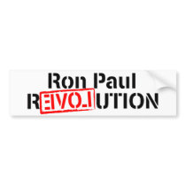 Ron Paul Revolution Continues Bumper Stickers