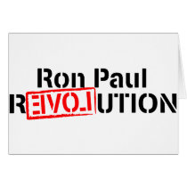 Ron Paul Revolution Continues Card