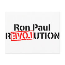 Ron Paul Revolution Continues Postcard