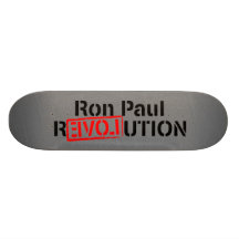 Ron Paul Revolution Continues Skate Deck