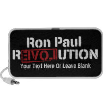 Ron Paul Revolution Doodle Portable Speaker