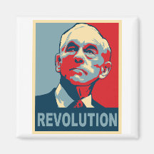 Ron Paul Revolution Fridge Magnet