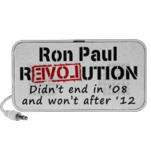 Ron Paul rEVOLution it didn't end in '08 Mp3 Speakers