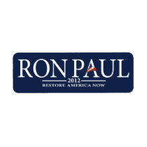 Ron Paul Revolution Return Address Label