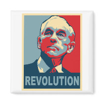 Ron Paul Revolution Fridge Magnet