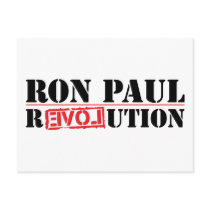 Ron Paul Revolution Post Card