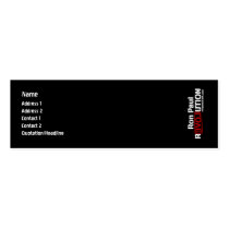 Ron Paul Revolution Profile Card business cards