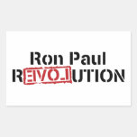 Ron Paul Revolution Rectangular Sticker