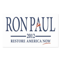 Ron Paul Revolution Rectangle Stickers