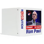 RON PAUL Revolution - Straight No Chaser 3 Ring Binder