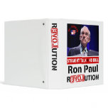 RON PAUL Revolution - Straight Talk No Bull 3 Ring Binder