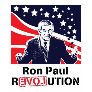 Ron Paul Revolution T-shirt white shirt
