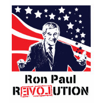 Ron Paul Revolution T-shirt white