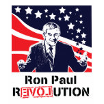 Ron Paul Revolution T-shirt white
