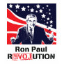 Ron Paul Revolution T-shirt white