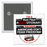 Ron Paul Revolutionary Square Button
