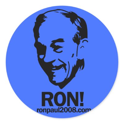Ron Paul "Ron!" Round Sticker Pack by mrfusty