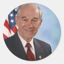 Ron Paul Round Stickers