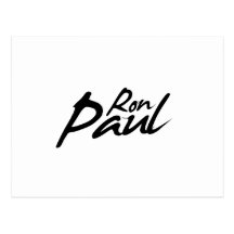 RON PAUL Signature Post Cards