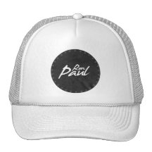 RON PAUL Signature (white) Trucker Hats