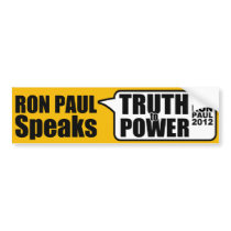 Ron Paul Speaks Bumper Stickers
