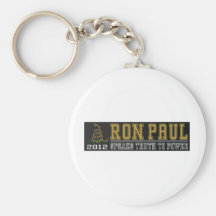 Ron Paul Speaks Truth to Power Key Chains