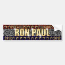 Ron Paul Stars and Stripes 2. Bumper Sticker