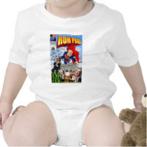Ron Paul Super Hero Comic Book Baby Bodysuits
