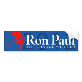 Ron Paul - the Change we Need bumpersticker