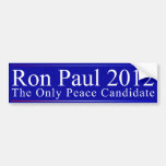 Ron Paul: The Peace Candidate Bumper Stickers