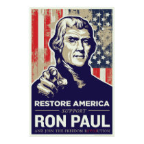 Ron Paul Thomas Jefferson  Print posters