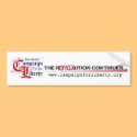 Ron Paul's Campaign for Liberty The Revolution bumper stickers by gamacoob Ron Paul's Campaign for Liberty The Revolution bumper stickers