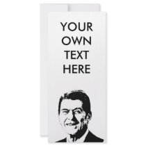 Ron Reagan Gear rack cards
