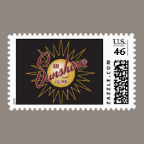 Ron Sunshine & Full Swing 41 Cent US Postage Stamp by GoldenBug Ron Sunshine & Full Swing 41 Cent US Postage Stamp