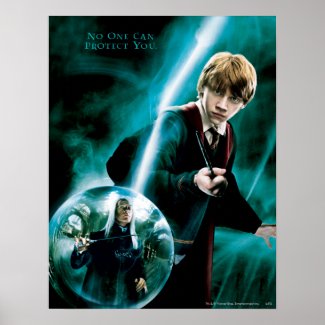 Ron Weasley and Lucius Malfoy print