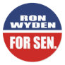 RON WYDEN FOR SENATE STICKER
