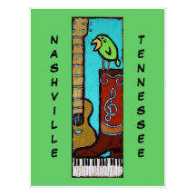 Ron York Art Nashville, TN postcard
