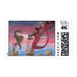 Rona - Pirate Mermaid Postage Stamp