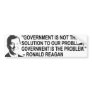 Ronal Reagan Quote Bumper Sticker